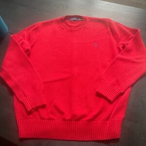 Ralph Lauren Vibrant Red Crewneck Sweater